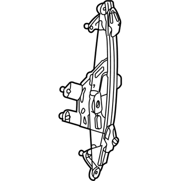 GM 22682245 Rear Side Door Window Regulator Assembly