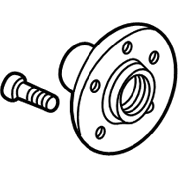 Acura 44600-S7A-000 Hub Assembly, Front