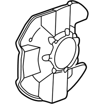 Acura 45255-S6M-N00 Splash Guard, Front