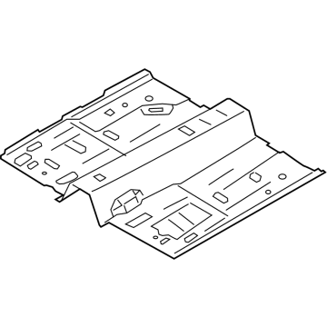 Ford LX6Z-7811135-F PAN ASY - FLOOR - FRONT