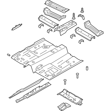 Ford LX6Z-7811135-E PAN ASY - FLOOR