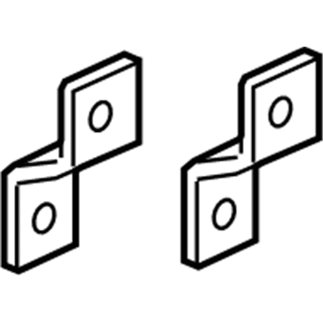 Mopar 55078100AA Bracket-Rear Bumper