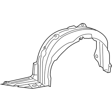 Lexus 53806-53101 SHIELD SUB-ASSY, FEN