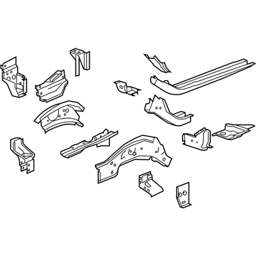 GM 22786083 Lower Rail Assembly