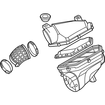 BMW 13-71-8-485-630 INTAKE MUFFLER