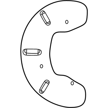 Mopar 4766026AB Shield-Splash