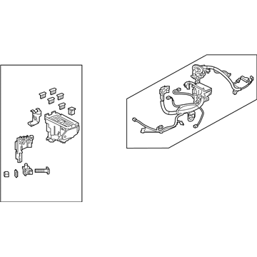 Honda 32122-T5R-306 WIRE HARN L CABIN