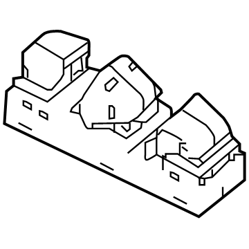 Nissan 25401-6CF0A Switch Assy-Power Window Main
