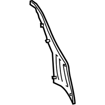 GM 22912874 Inner Panel Baffle