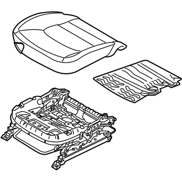 Kia 882001W140BEL Cushion Assembly-Front Seat