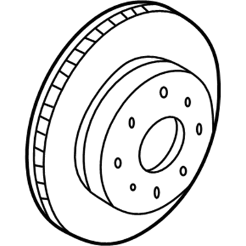 Honda 45251-S84-A01 Disk, Front Brake