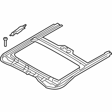 Hyundai 81610-AA000 FRAME ASSY-SUNROOF