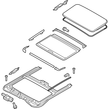 Hyundai 81600-AA000-TVN SUNROOF ASSY