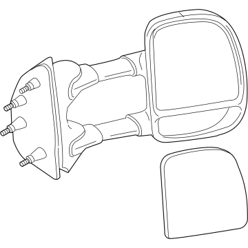 Ford 9C2Z-17682-CA Mirror Assembly