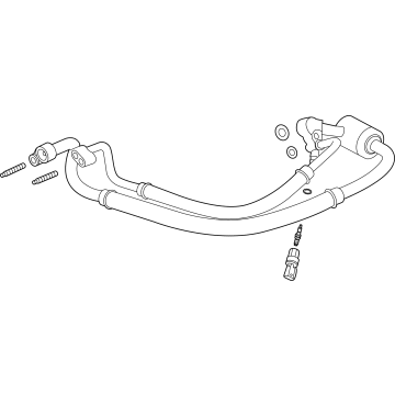 GM 84525737 Rear AC Hose