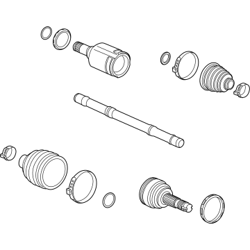 GM 60005542 Axle Assembly