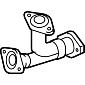 Lexus 17403-0P070 Front Exhaust Pipe Sub-Assembly No.3