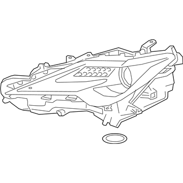 Lexus 81145-24290 Headlamp Unit With Gas