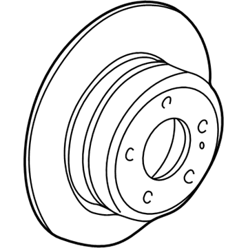 BMW 34-21-6-859-678 Rear Brake Disc