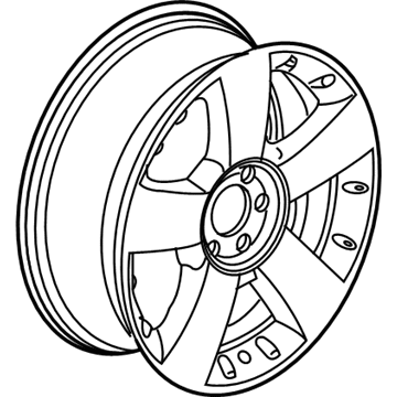 GM 9596177 Wheel, Alloy