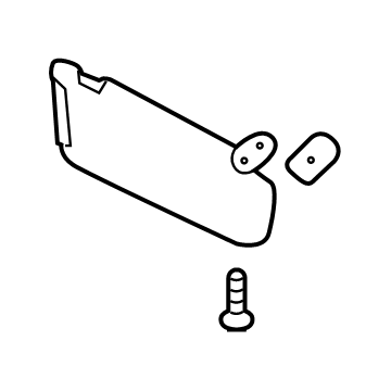 Kia 85220C6010BGA Sunvisor Assembly Right