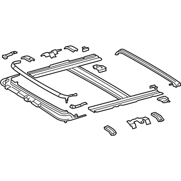 Lexus 63203-53020 Housing Sub-Assy, Sliding Roof