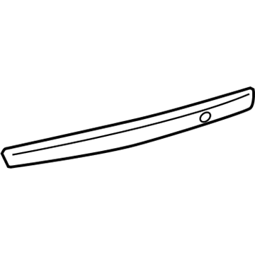 Toyota 76801-02360-B0 License Molding