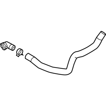 Kia 25415L1300 Hose Assembly-RADAATOR, L