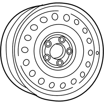 Mopar 4726602AA Wheel-Steel