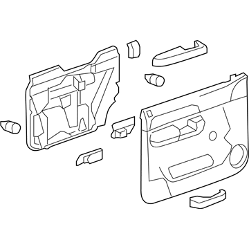 GM 20833611 Door Trim Panel
