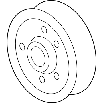 GM 12566893 Pulley, Belt Idler