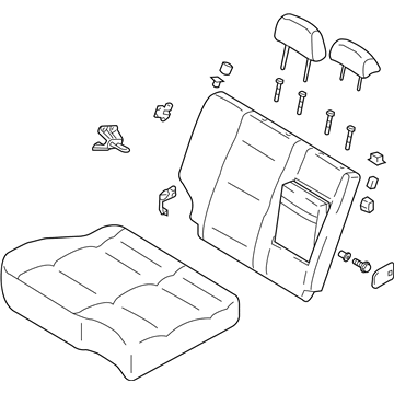 Kia 890043E011CY4 Seat-Rear, RH