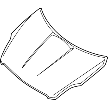 Nissan 65100-ZX00A Hood Assembly