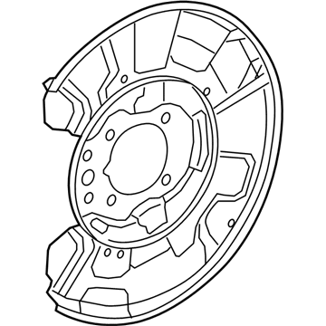 Lexus 46504-11021 Plate Sub-Assembly, Park