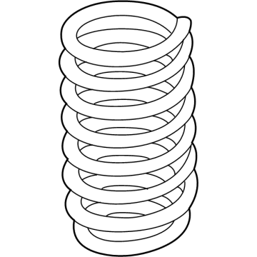 BMW 33-53-6-890-983 REAR COIL SPRING:333520