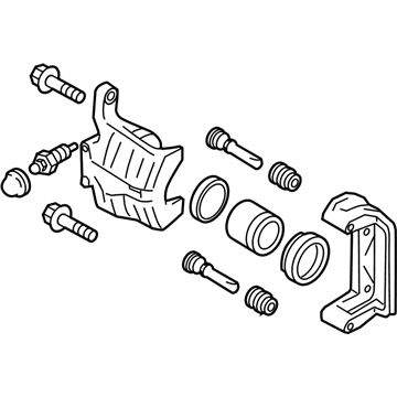 Nissan 44011-4FA0A Brake-Rear LH