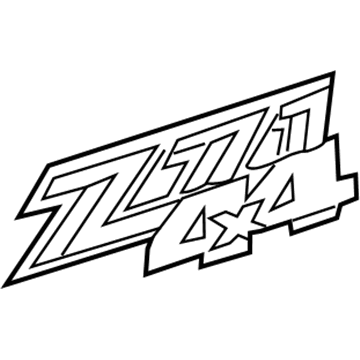GM 15139040 Decal