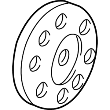 GM 15662752 Hub Cap ASSEMBLY (Less Insert)
