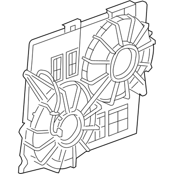 GM 19129907 Fan Shroud