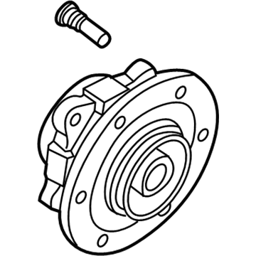 Nissan 43202-9GG0A Hub Assembly Rear