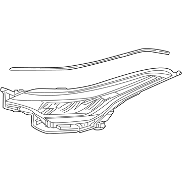 Toyota 81170-F4200 Composite Headlamp