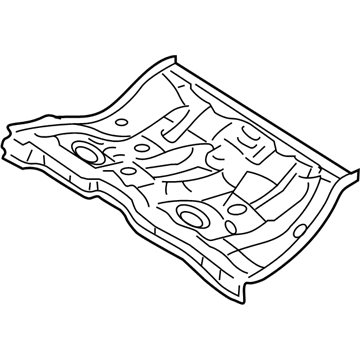 Toyota 58211-02901 Center Floor Pan