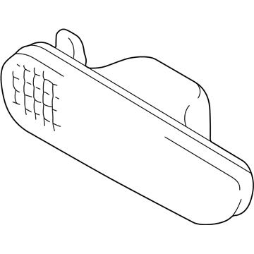 Lexus 81761-48010 Lens, Rear Side Marker Lamp, LH