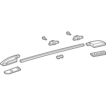 Toyota 63408-0C020 Side Rail Assembly