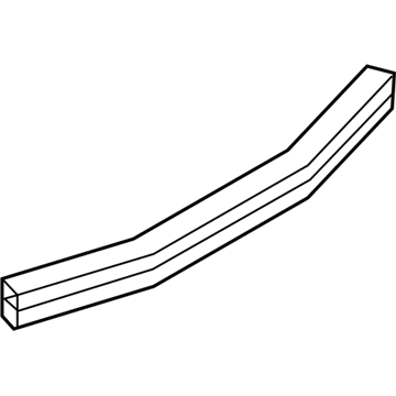 Nissan 85030-6AV0A Reinforce-Inner, Rear Bumper Center
