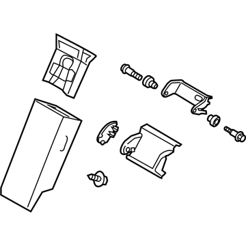 Lexus 72830-53370-C2 Rear Seat Armrest Assembly, Center