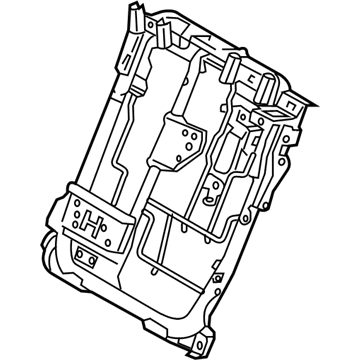 Lexus 71018-53020 Frame Sub-Assembly, Rear Seat