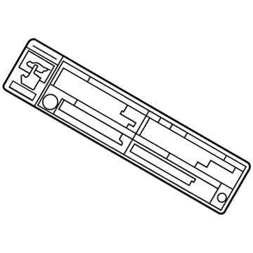 Toyota 74528-42011 Caution Label