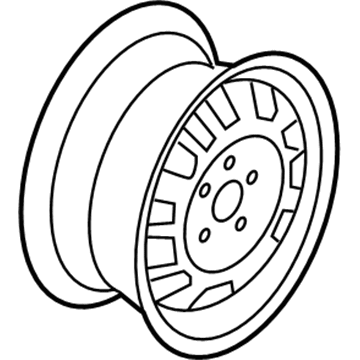 GM 12356741 Wheel Assembly 15X7 Front