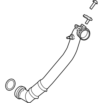 Ford HL3Z-6F073-A Outlet Hose